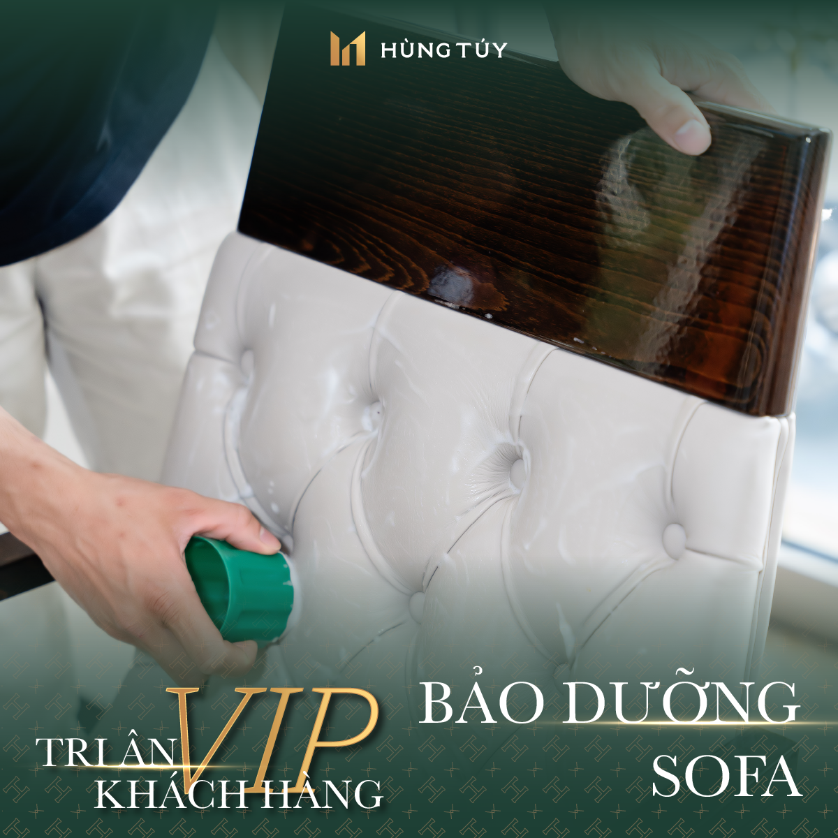 Bảo dưỡng sản phẩm sofa tại nhà khách hàng